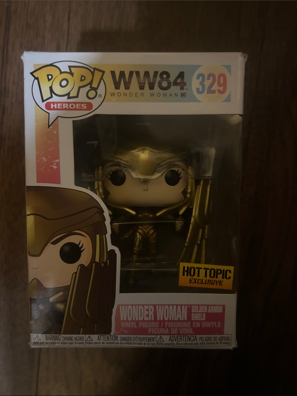 Funko Pop! Wonder Woman 1984 Golden Armor #329 (Hot Topic Exclusive)